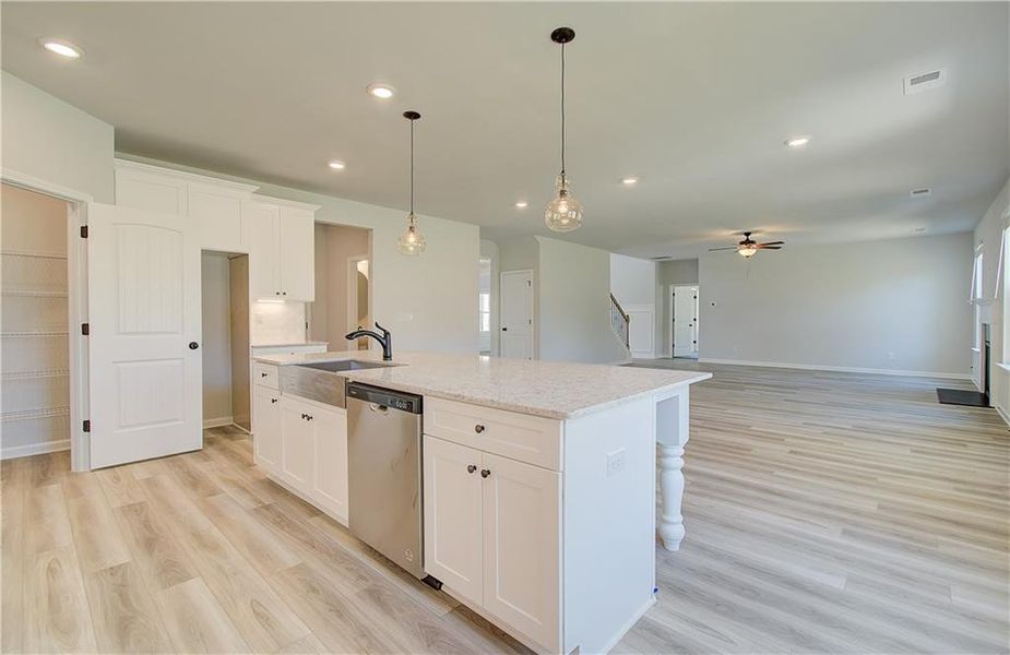 Furnished interior view inside a new home in Grandview at Millers Mill, Stockbridge (Image 6).
