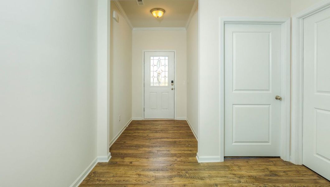 Representative unfurnished interior of a home built from the Aberdeen by D.R. Horton in Twinleaf Meadows, Monroe (Image 12).