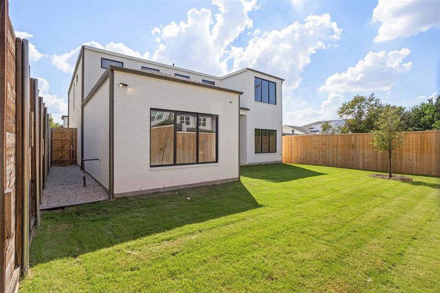 Exterior details and patio area of a home in , Dallas (Image 26). Exterior details and patio area of a home in , Dallas (Image 26).