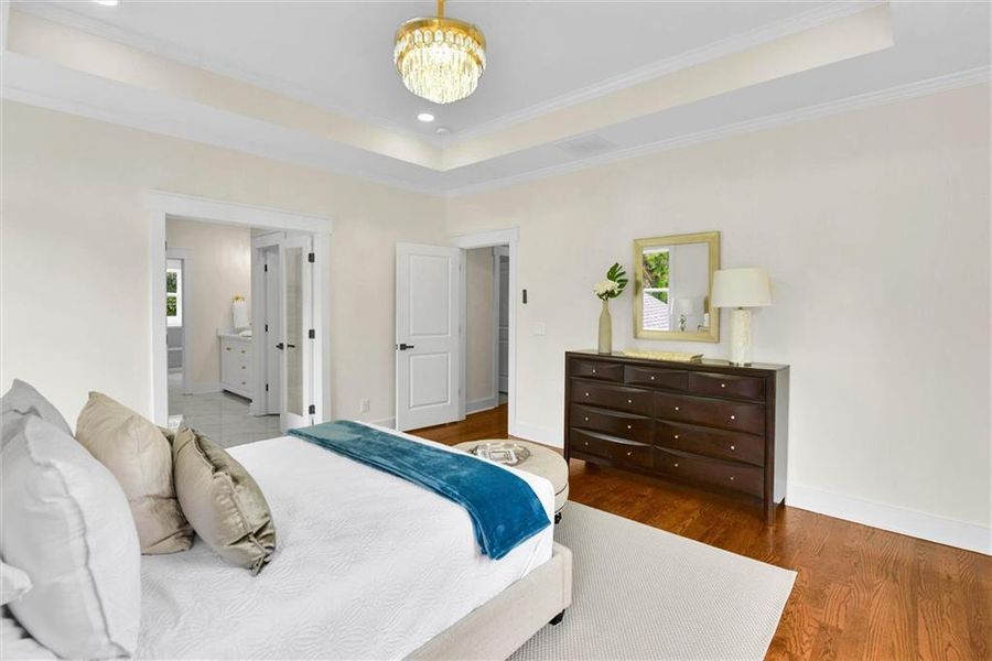 Furnished interior view inside a new home in , Snellville (Image 17).