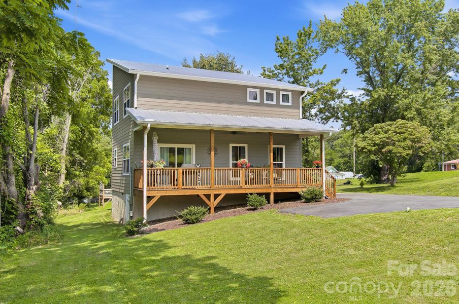 Exterior details and patio area of a home in , Canton (Image 28).