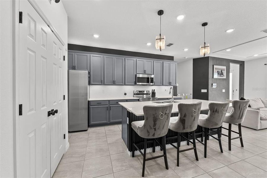 Furnished interior view inside a new home in , Winter Garden (Image 18). Furnished interior view inside a new home in , Winter Garden (Image 18).