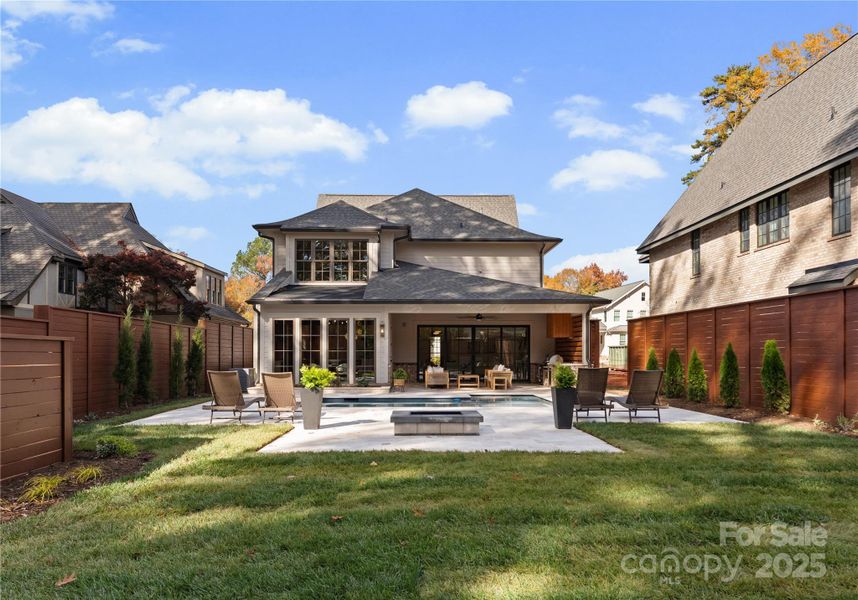 Exterior details and patio area of a home in , Charlotte (Image 25).