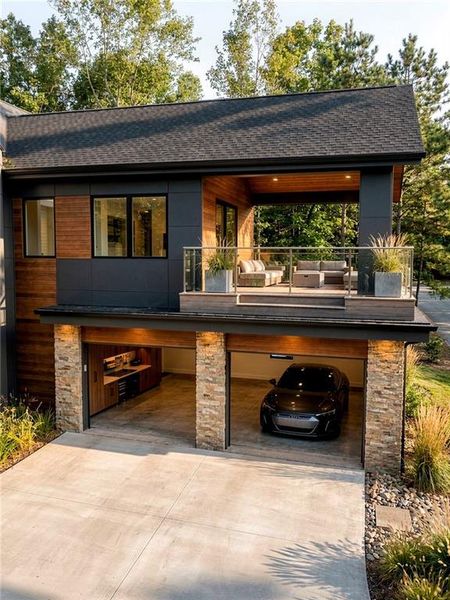 Exterior details and patio area of a home in , Fairburn (Image 3).
