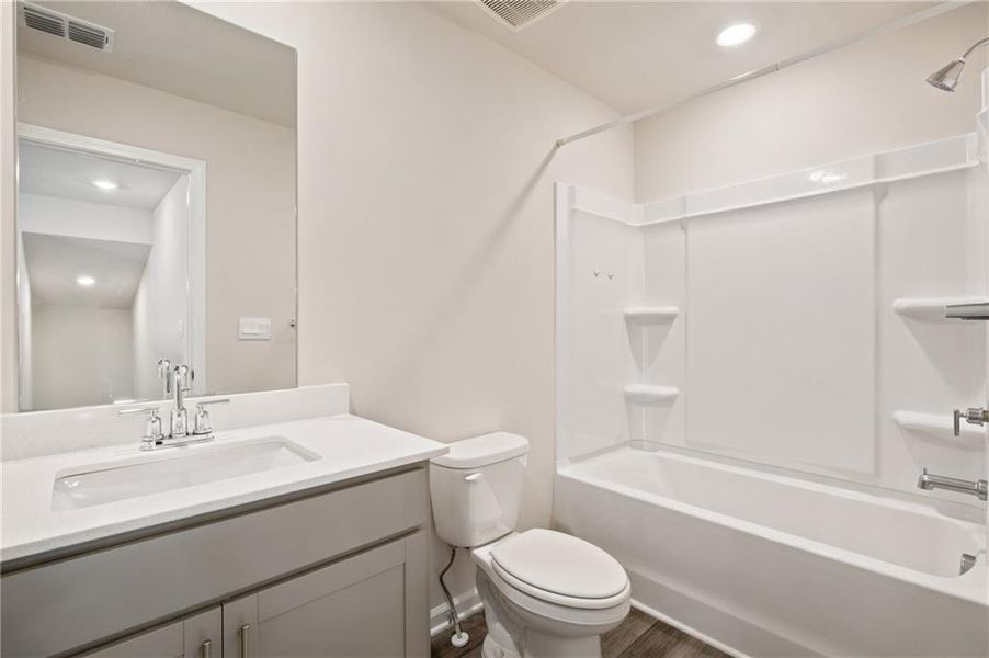 Furnished interior view inside a new home in Parkside at Grayson, Grayson (Image 7). Furnished interior view inside a new home in Parkside at Grayson, Grayson (Image 7).