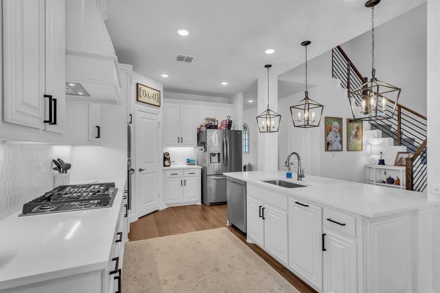 Furnished interior view inside a new home in Country Lakes Classic 50, Denton (Image 9). Furnished interior view inside a new home in Country Lakes Classic 50, Denton (Image 9).