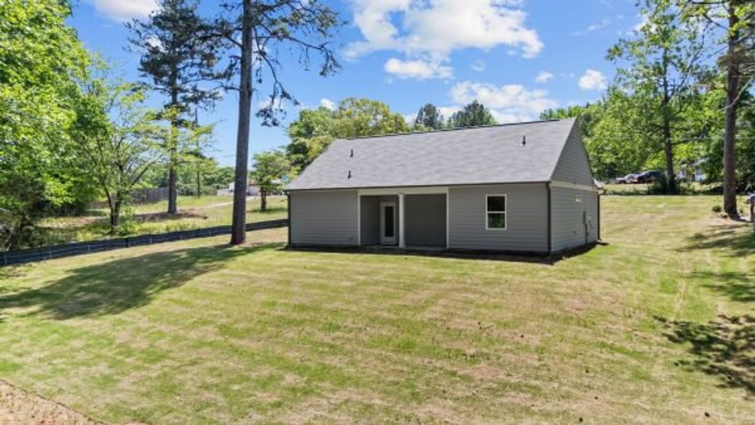 Representative exterior details of a home built from the Elmsworth by Piedmont Residential in Clemit Harris Place, Newnan (Image 4).