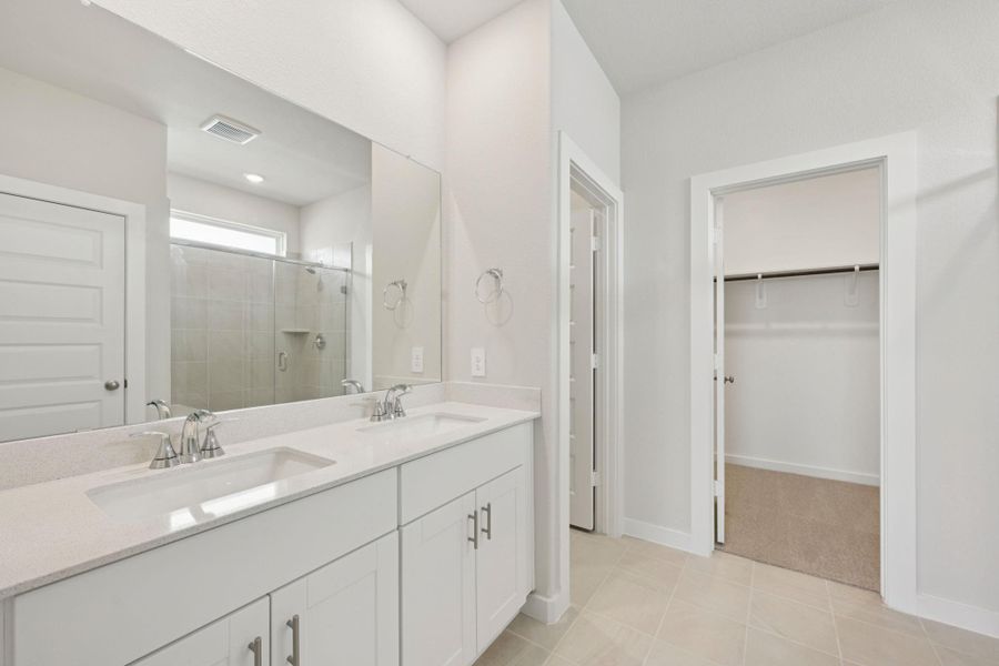 Furnished interior view inside a new home in Landing Meadows - Traditional Series, New Caney (Image 9).