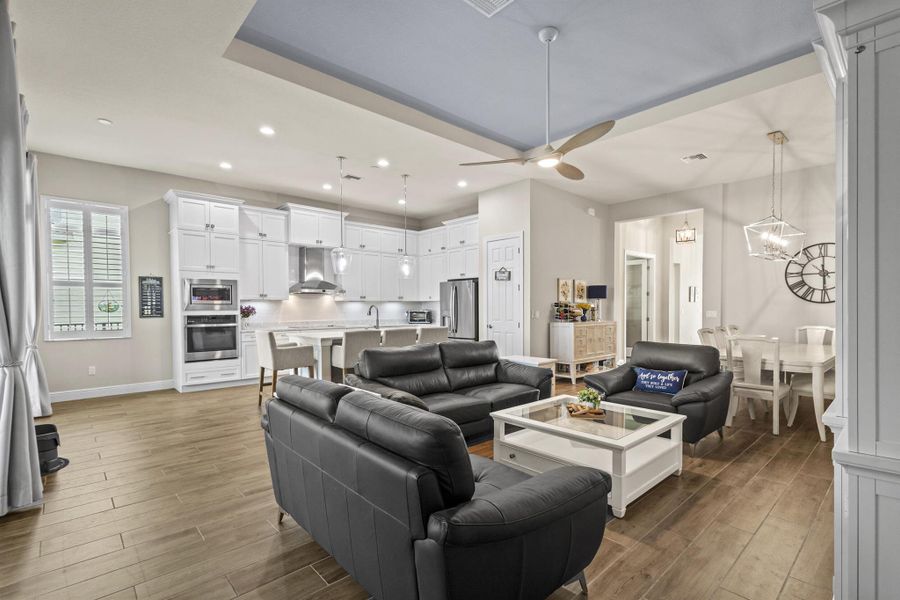 Furnished interior view inside a new home in , Port St. Lucie (Image 15).