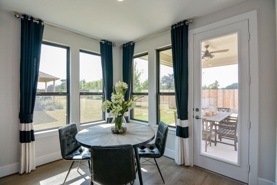 Furnished interior view inside a new home in Bridgeland, Cypress (Image 17).