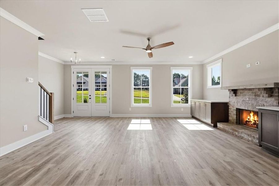 Spacious, unfurnished interior of a new home in , Statham (Image 28).