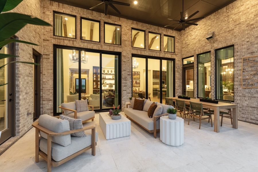 Representative Patio - some options shown