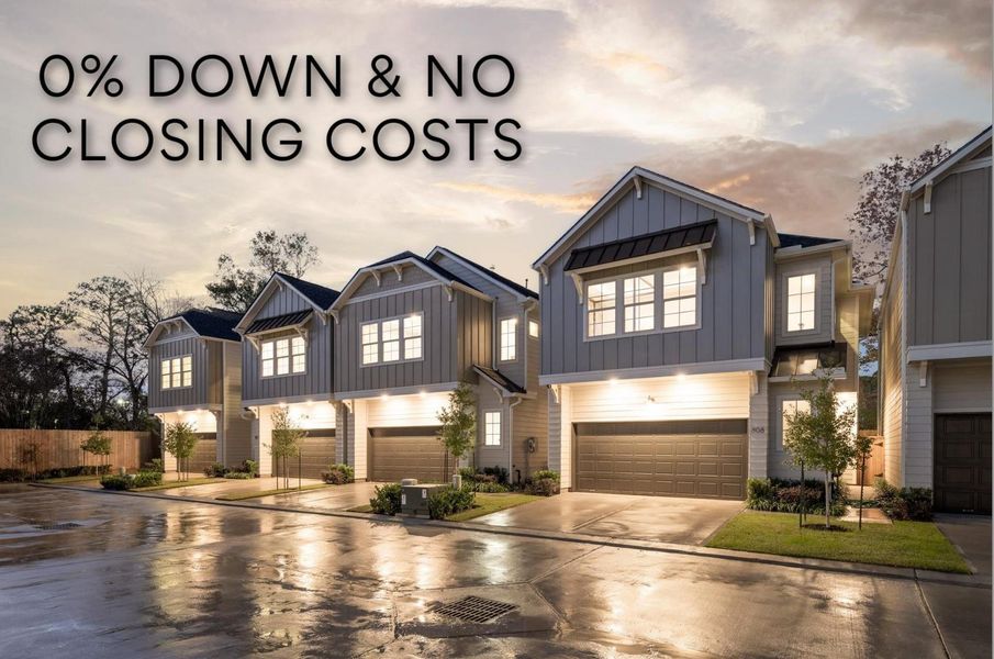 Private Driveway Homes in a Gated Community