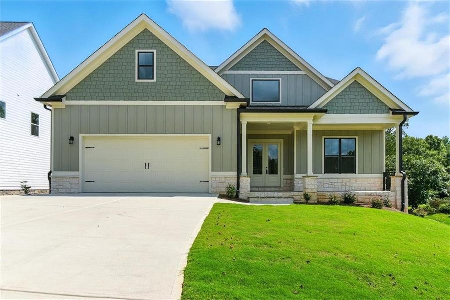 Front exterior of a new home in , Rome, GA, highlighting curb appeal (Image 22). Front exterior of a new home in , Rome, GA, highlighting curb appeal (Image 22).