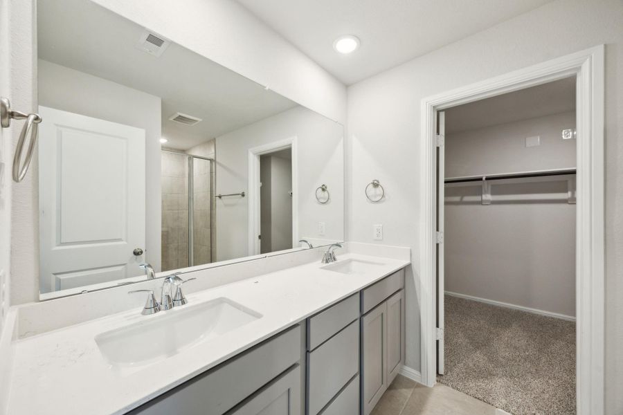 Furnished interior view inside a new home in Saint Tropez, Houston (Image 6). Furnished interior view inside a new home in Saint Tropez, Houston (Image 6).