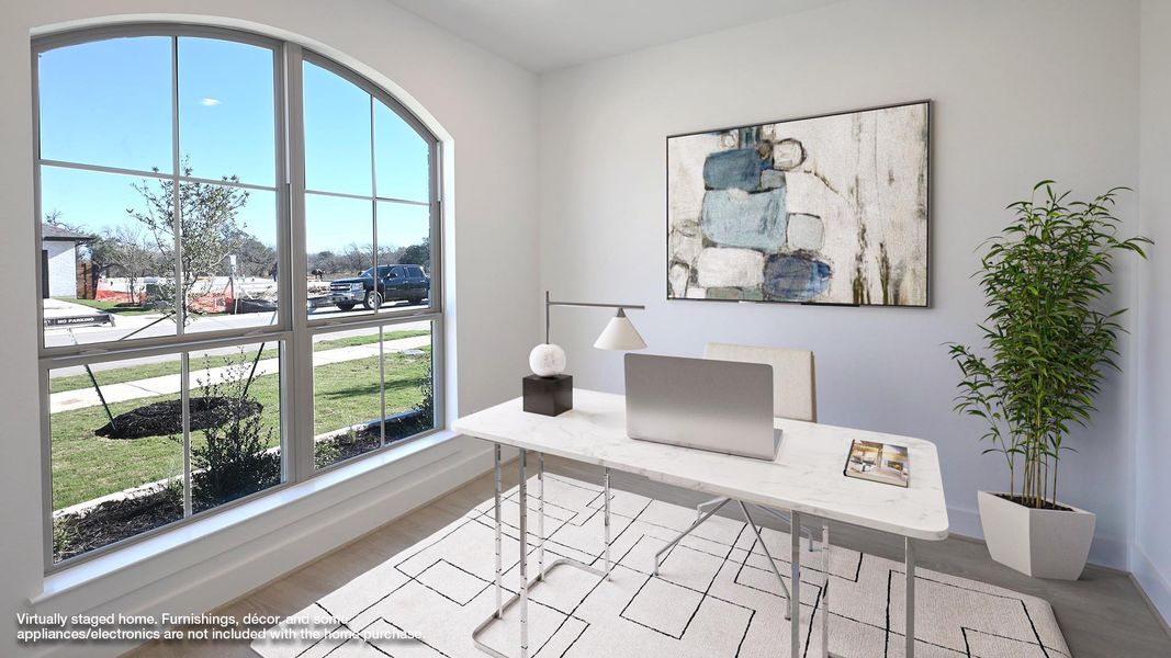 Furnished interior view inside a new home in Juniper Springs, Lockhart (Image 8).