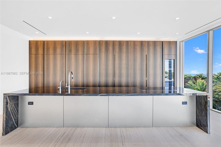 Furnished interior view inside a new home in , Miami (Image 11).