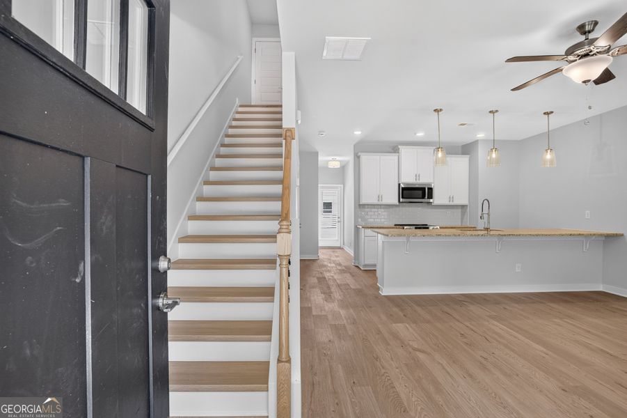Spacious, unfurnished interior of a new home in The Cottages at East Lanier, Fayetteville (Image 8). Spacious, unfurnished interior of a new home in The Cottages at East Lanier, Fayetteville (Image 8).