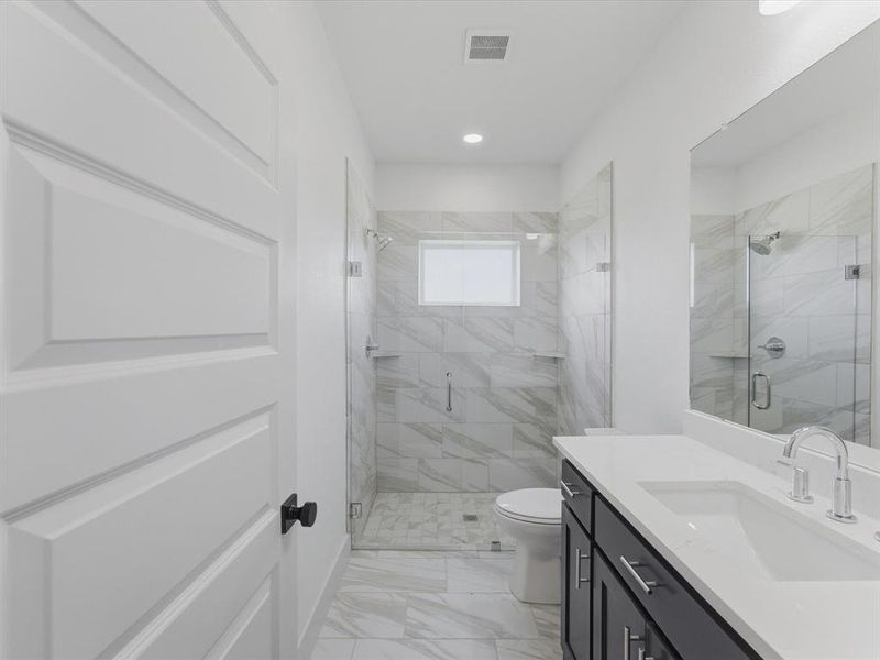 Furnished interior view inside a new home in , Avalon (Image 8).
