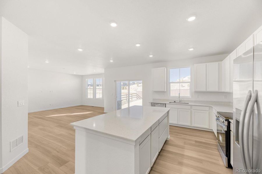 Furnished interior view inside a new home in Newlin Crossing, Parker (Image 3). Furnished interior view inside a new home in Newlin Crossing, Parker (Image 3).