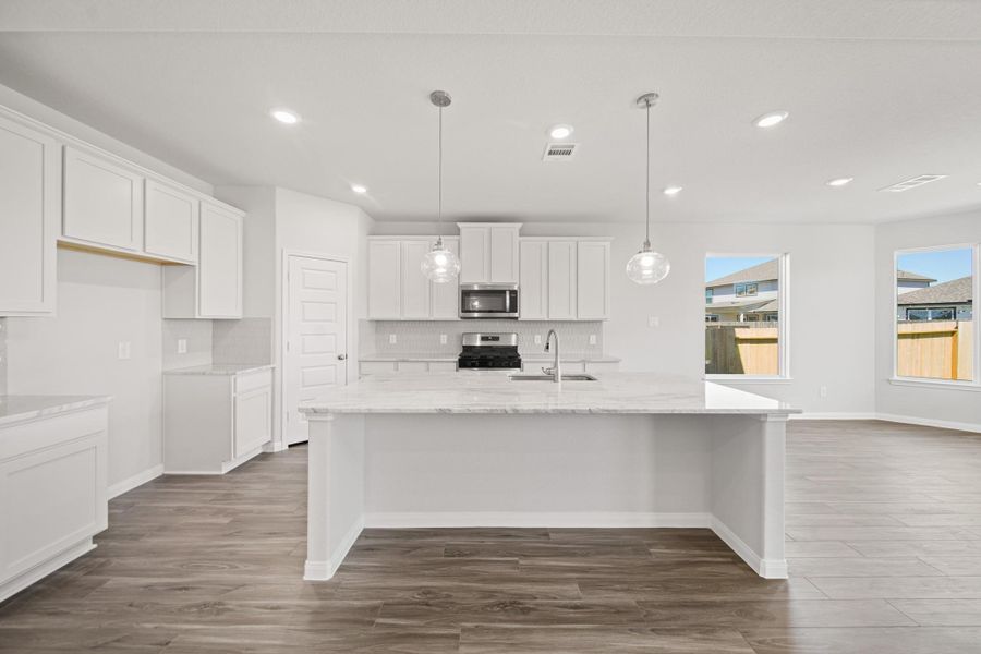 Furnished interior view inside a new home in Bluestem, Brookshire (Image 6).
