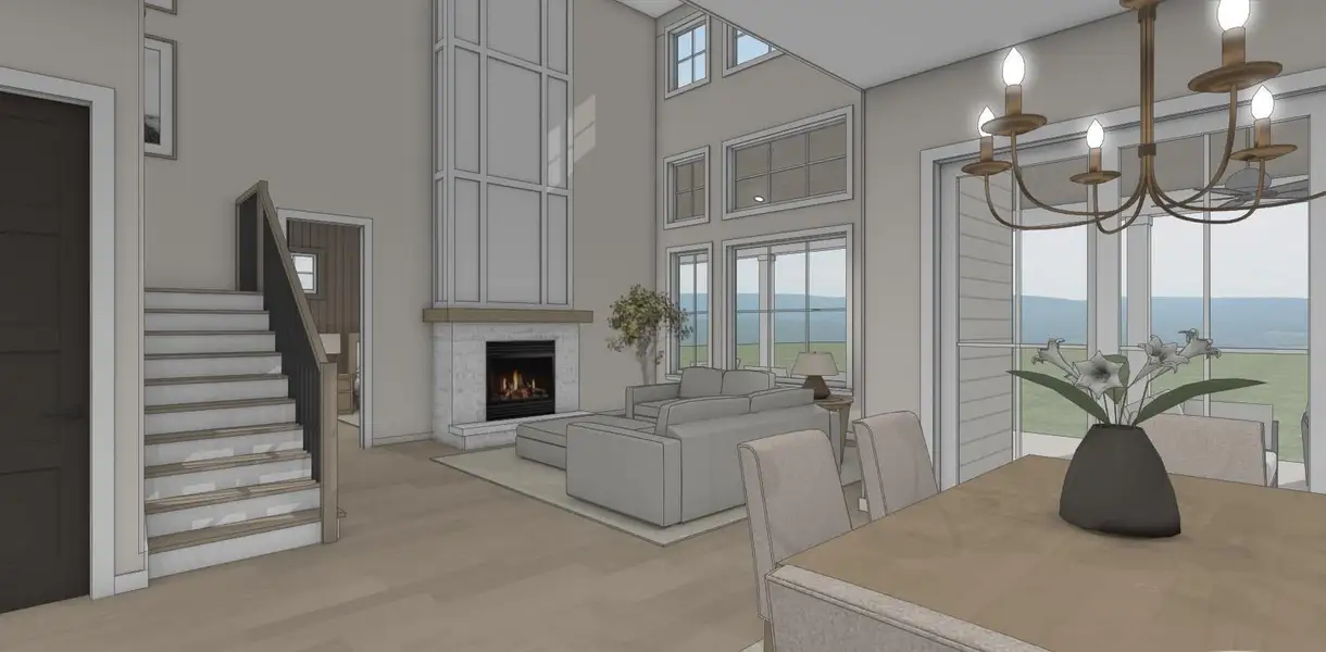 Representative furnished interior of a home built from the Winchester by Keystone Custom Homes in Foxridge Meadow, Indian Trail (Image 2). Representative furnished interior of a home built from the Winchester by Keystone Custom Homes in Foxridge Meadow, Indian Trail (Image 2).