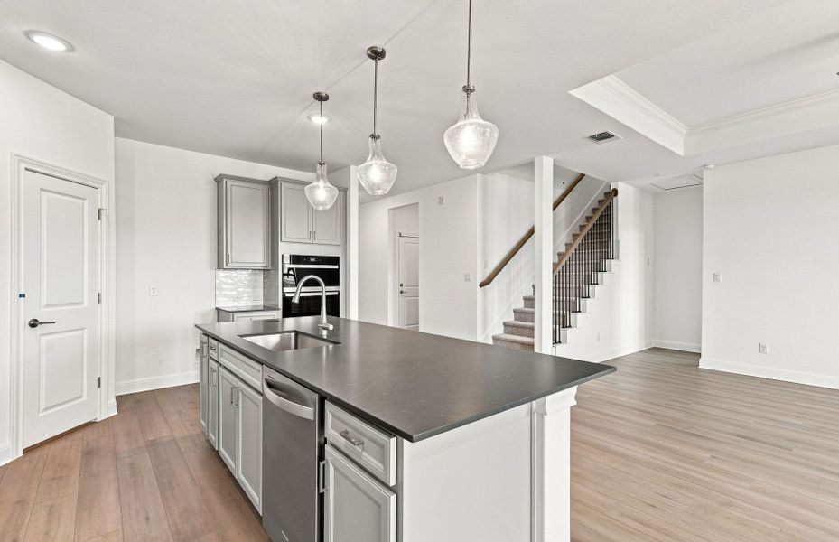Furnished interior view inside a new home in Saddleback at Santa Rita Ranch, Liberty Hill (Image 7).
