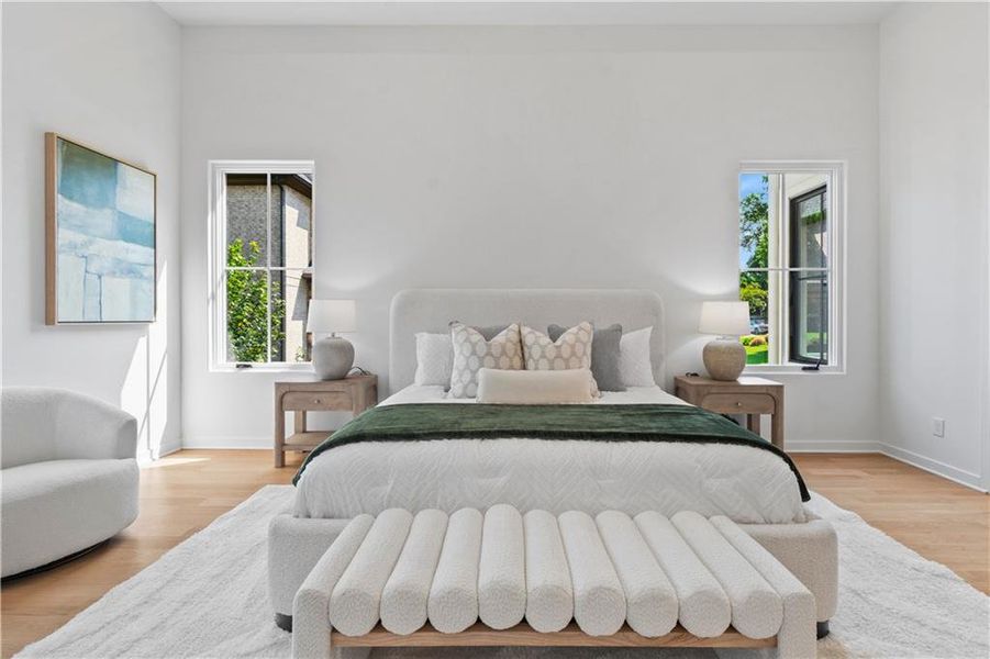 Furnished interior view inside a new home in , Alpharetta (Image 70).