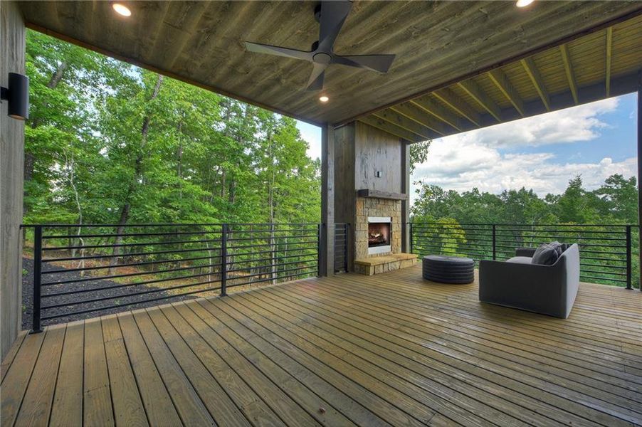Exterior details and patio area of a home in , Morganton (Image 23).