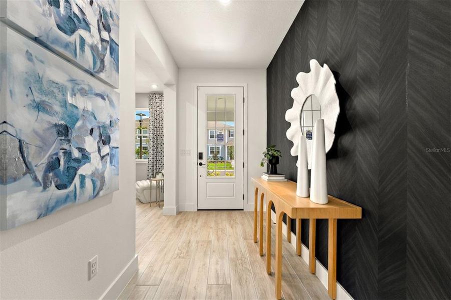 Furnished interior view inside a new home in Meridian Parks, Orlando (Image 14).