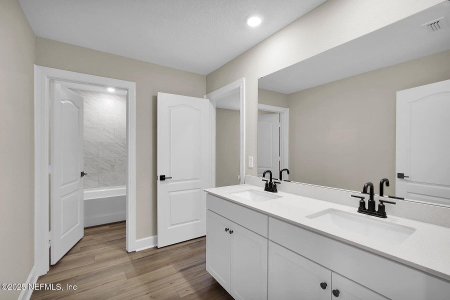 Furnished interior view inside a new home in Jennings Farm, Middleburg (Image 3).