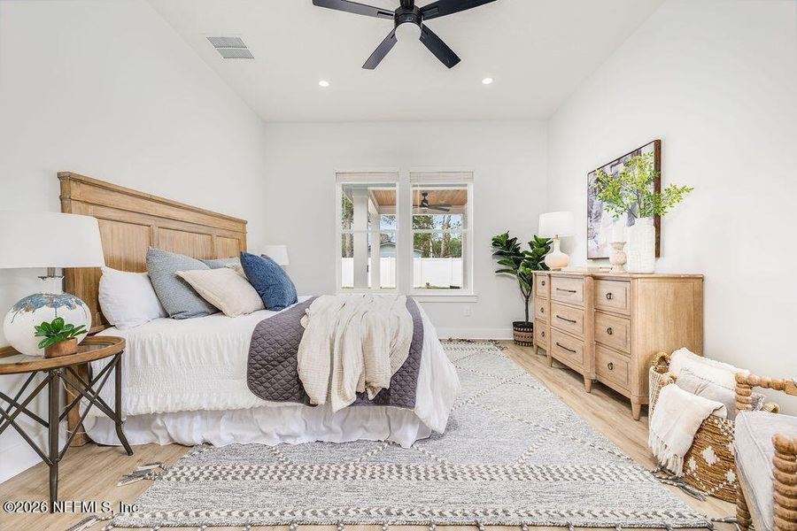 Furnished interior view inside a new home in , Jacksonville Beach (Image 18). Furnished interior view inside a new home in , Jacksonville Beach (Image 18).