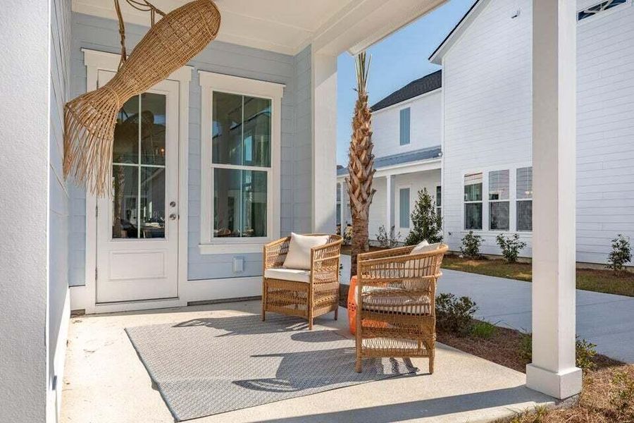 Furnished interior view inside a new home in Carnes Crossroads: Row Collection, Summerville (Image 5).