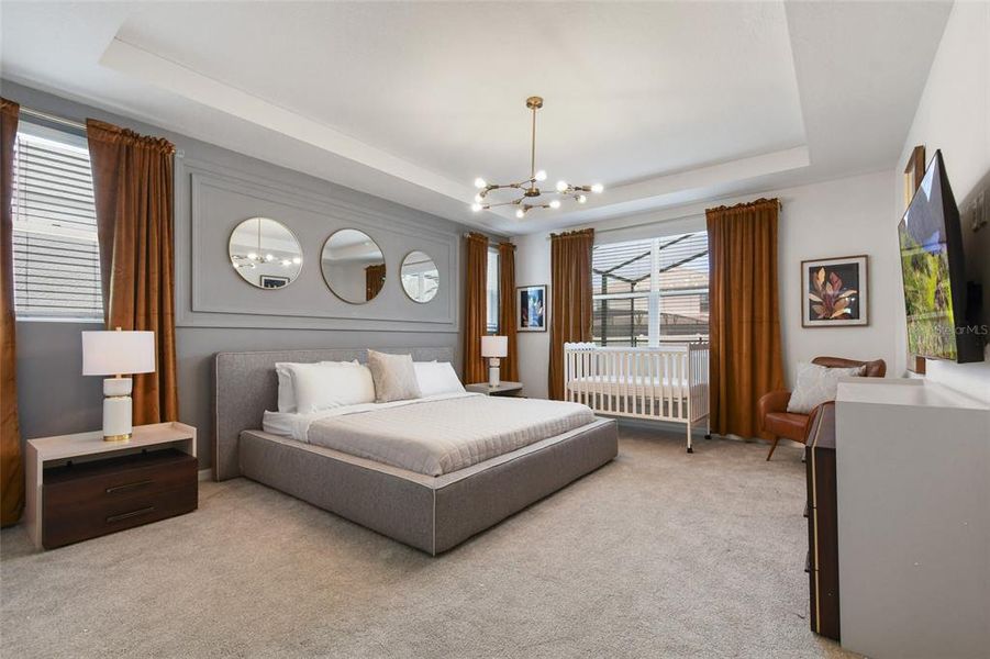 Furnished interior view inside a new home in , Kissimmee (Image 43).