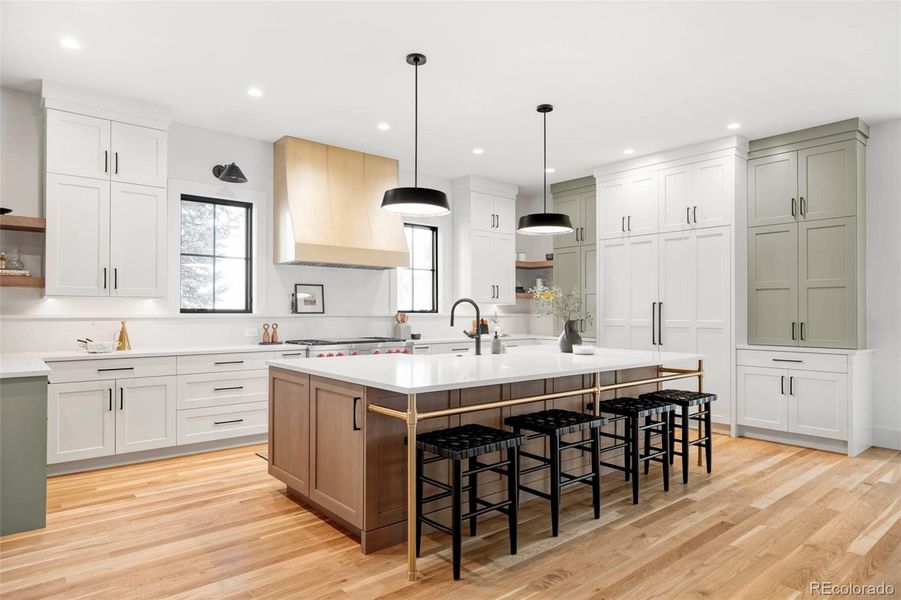 Furnished interior view inside a new home in , Denver (Image 30).