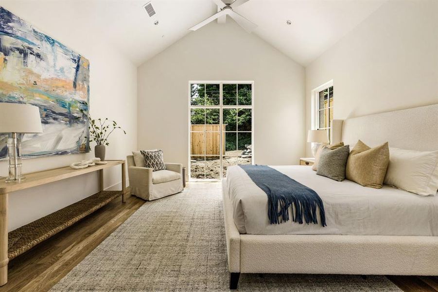 Furnished interior view inside a new home in , Dallas (Image 18).