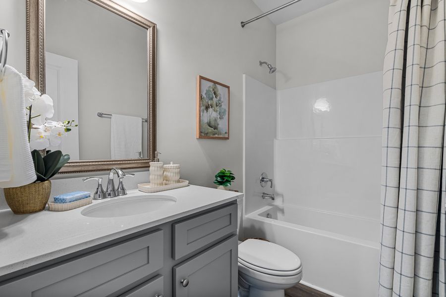 Representative furnished interior of a home built from the Hawthorne E by McGuinn Homes in Pine Street, Yemassee (Image 37). Representative furnished interior of a home built from the Hawthorne E by McGuinn Homes in Pine Street, Yemassee (Image 37).