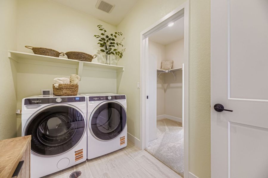 Representative furnished interior of a home built from the Spark Two by Brookfield Residential in Uplands, Westminster (Image 7).