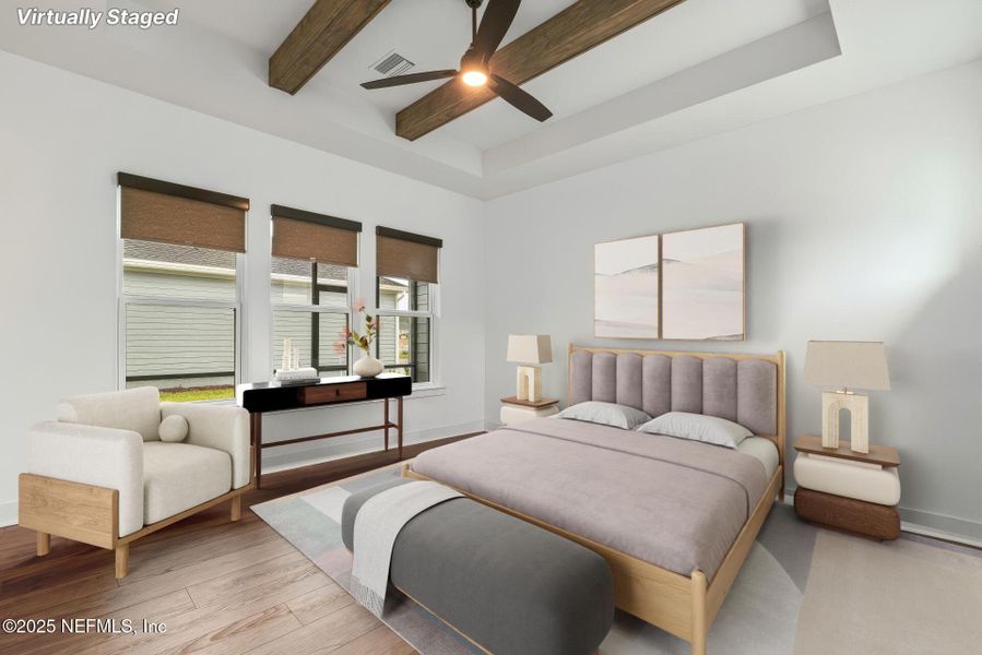 Furnished interior view inside a new home in Seven Pines 50' Rear Entry, Jacksonville (Image 54).