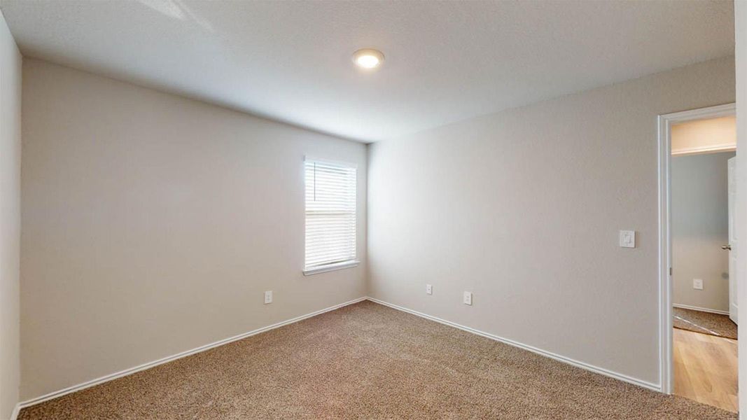 Unfurnished room featuring carpet floors and baseboards