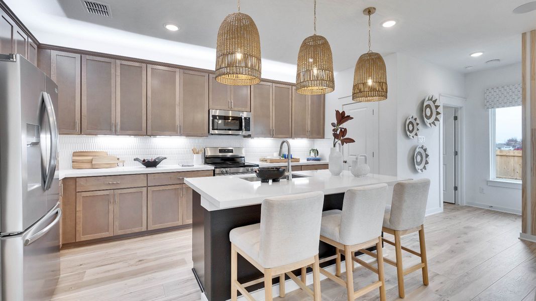 Representative furnished interior of a home built from the Meyerson by DRB Homes in Hunters Glen, Jarrell (Image 15).