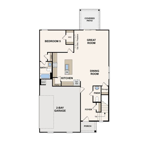 2D floor plan layout of this home in Averitt Landing, Lebanon, TN (Image 3).