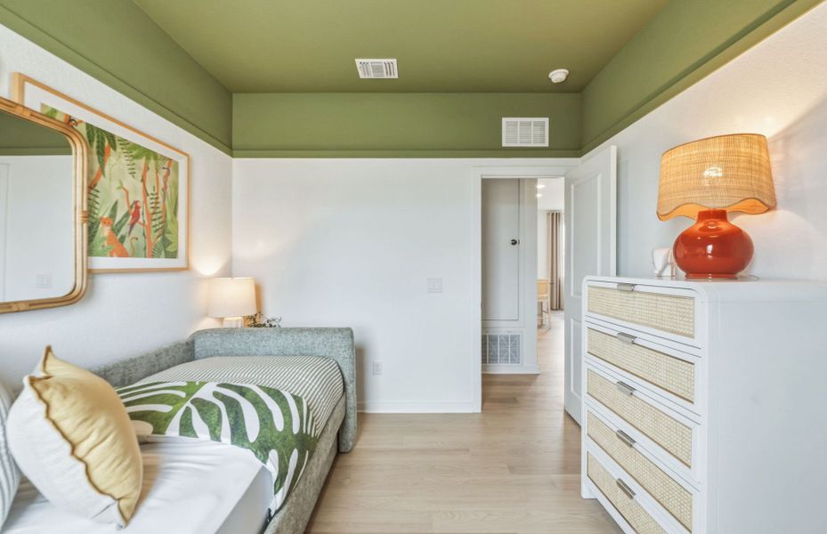 Representative furnished interior of a home built from the Hewitt by Centex in Vantage, San Marcos (Image 18).