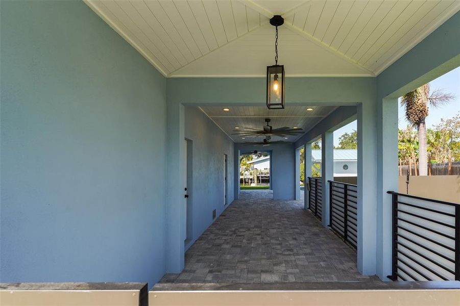 Exterior details and patio area of a home in , Tampa (Image 51).