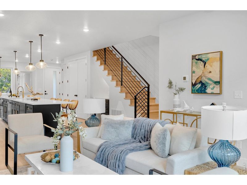 Furnished interior view inside a new home in , Denver (Image 16).