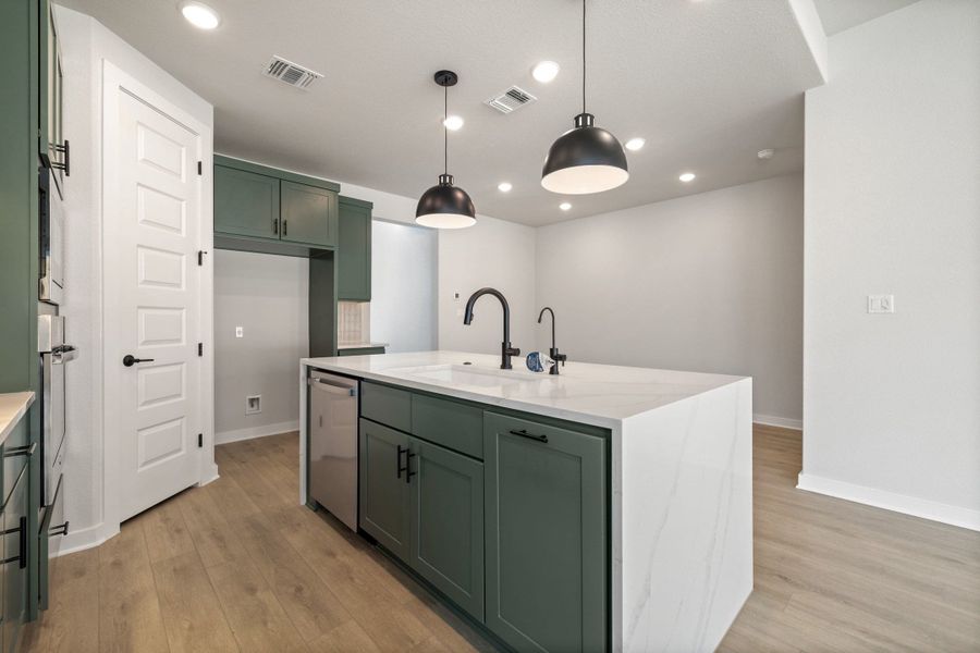 Furnished interior view inside a new home in Heritage, Dripping Springs (Image 15).