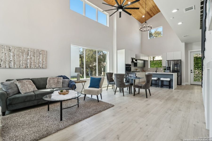 Furnished interior view inside a new home in , San Antonio (Image 4).