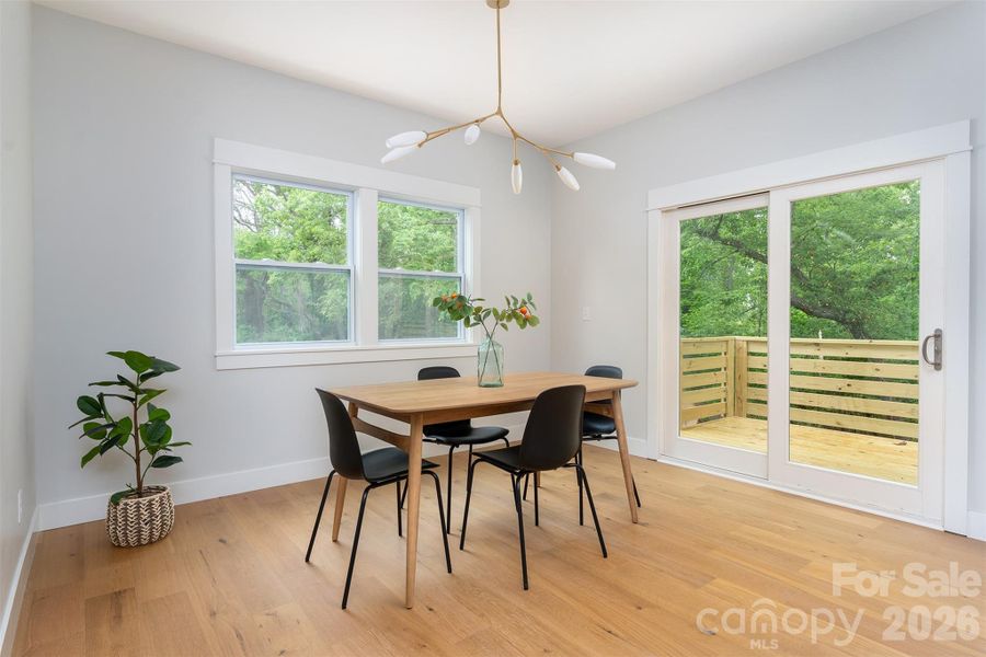 Furnished interior view inside a new home in , Asheville (Image 8).