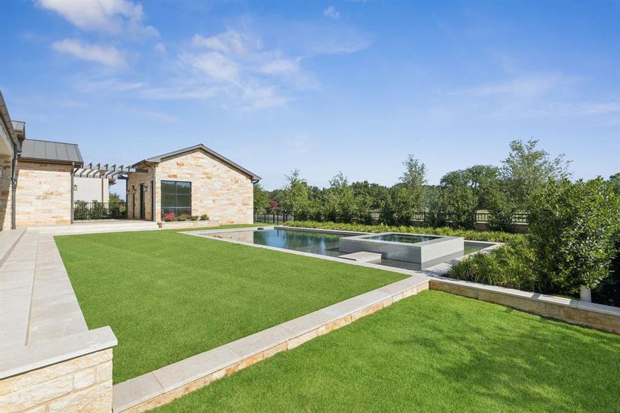 Front exterior of a new home in , Westlake, TX, highlighting curb appeal (Image 26).