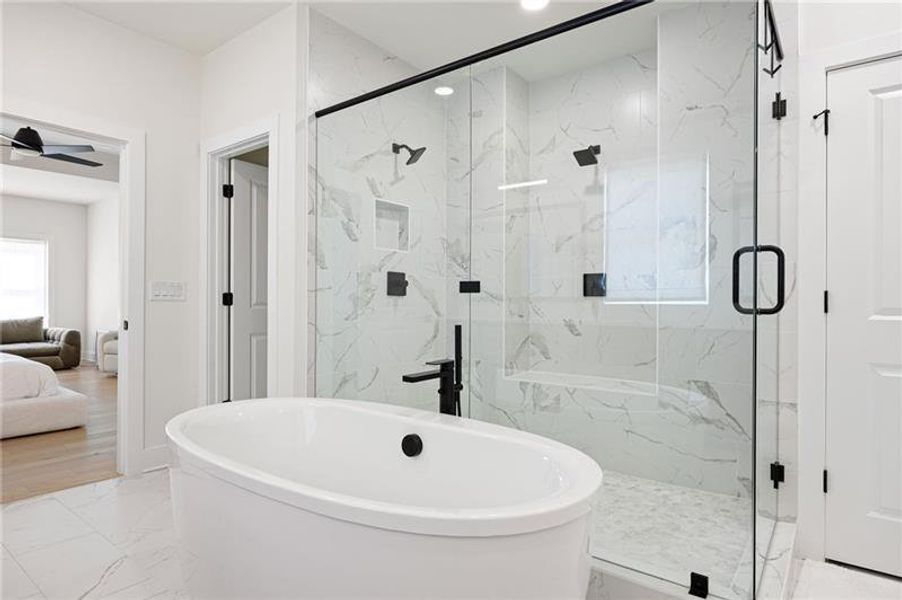 Furnished interior view inside a new home in , Woodstock (Image 36).